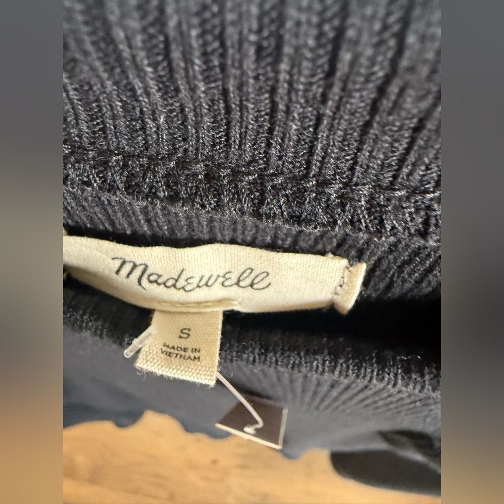 NWT Madewell Crew Neck Pocket MIDI Dress - Picture 5 of 9